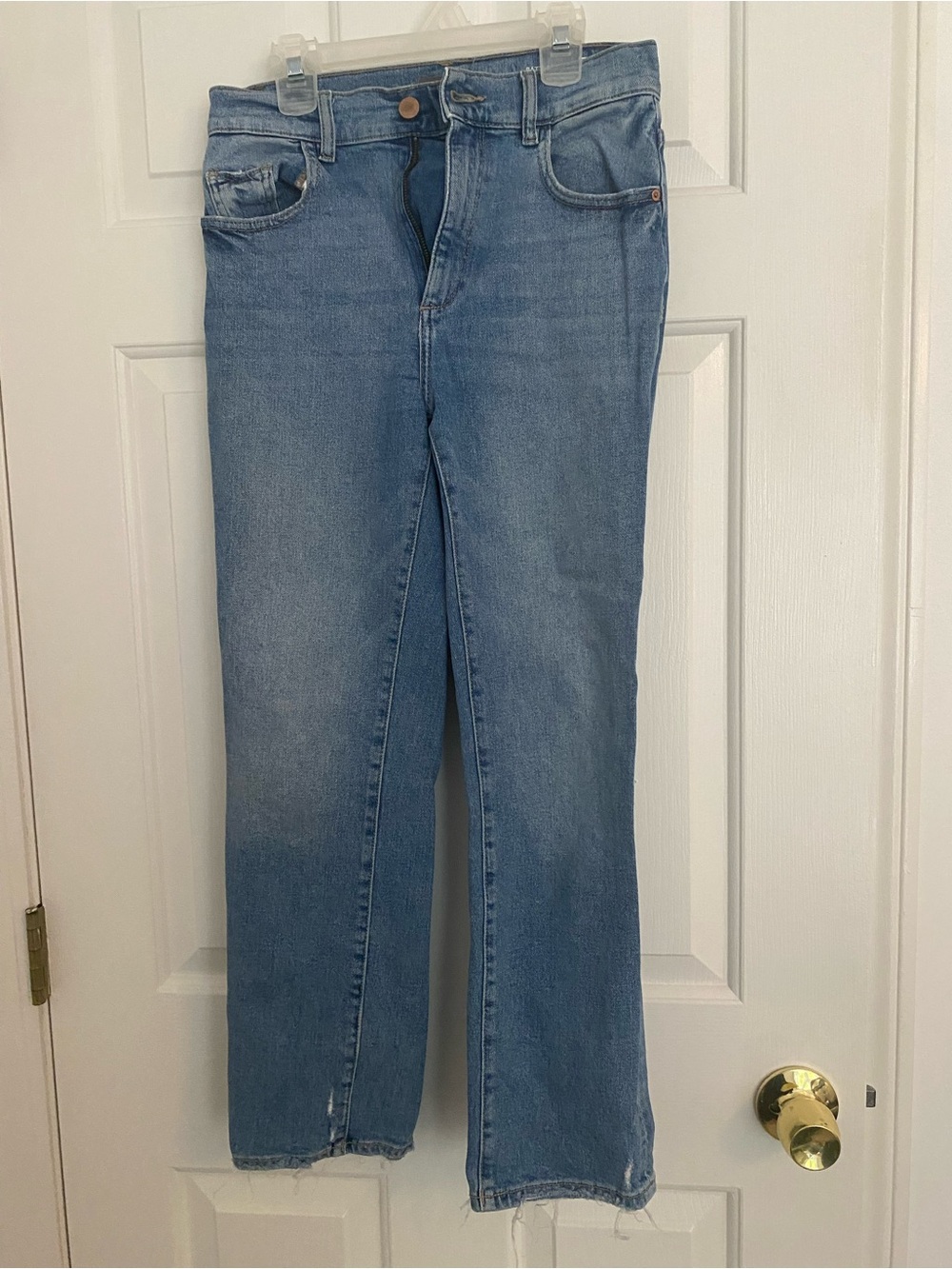 DL1961 Women's Patti Straight Leg Jeans - Light Blue